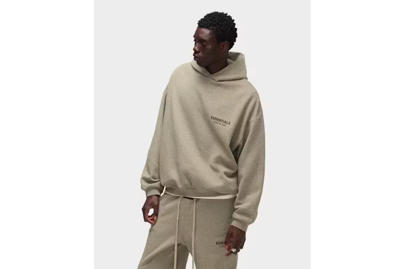 Fear of God Essentials Fleece Hoodie Heather Gray