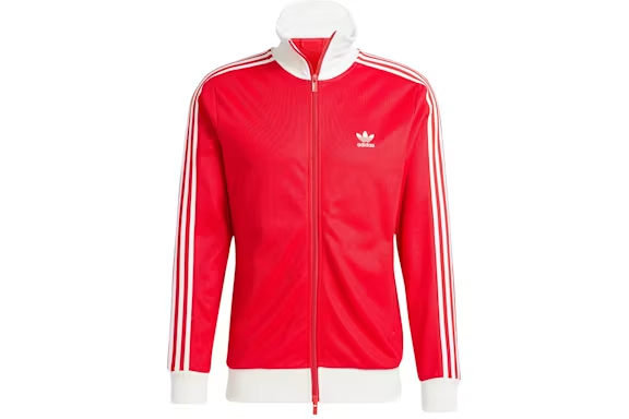 adidas Adicolor Classics Heritage Track Jacket Better Scarlet White