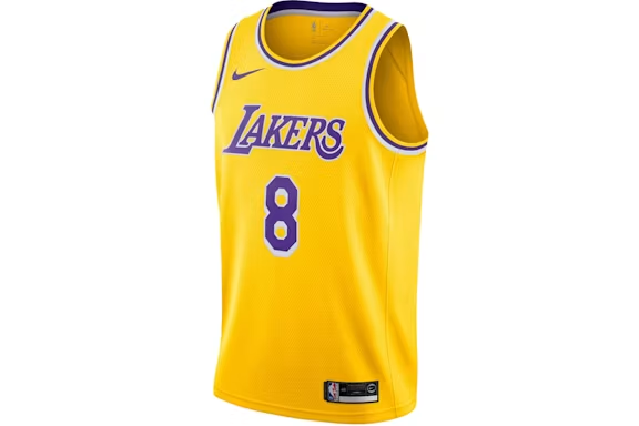 Nike NBA Los Angeles Lakers Icon Edition Kobe Bryant Swingman Jersey Amarillo/Purple/White
