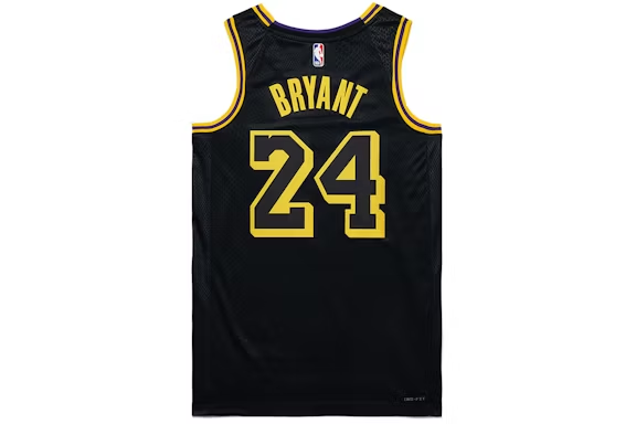 Nike Kobe Mamba Mentality Los Angeles Lakers City Edition Swingman Jersey (FW23) Black