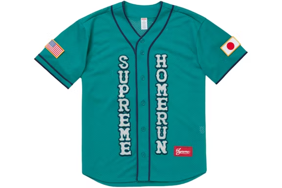 Supreme Homerun Baseball Jersey Green