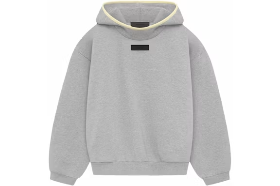 Fear of God Essentials Hoodie Light Heather Grey/Garden Yellow