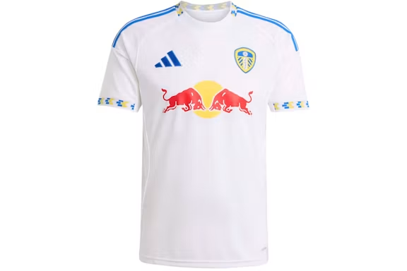 adidas Leeds United FC 25/26 Home Jersey White Blue