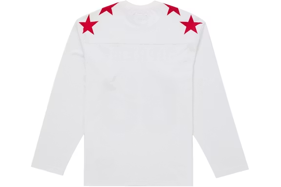 Supreme Playboy L/S Football Top White