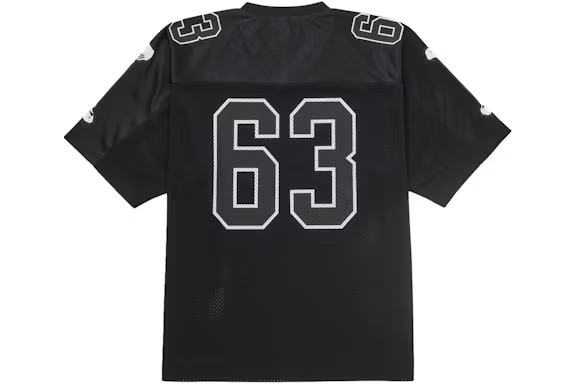 Supreme Bones Football Jersey Black