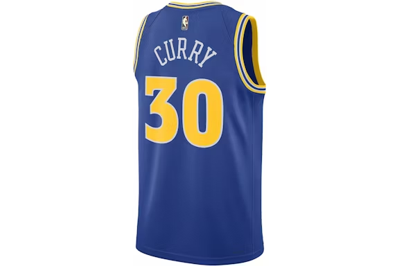 Nike NBA Golden State Warriors Stephen Curry Dri-FIT Jersey Blue