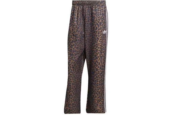 adidas Firebird Loose Leopard Track Pants Bronze Strata