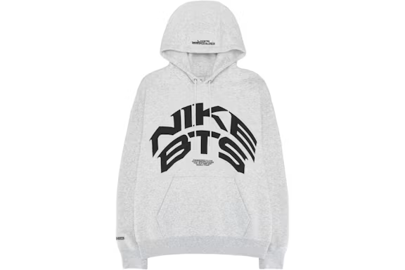 Nike x BTS Fleece Pullover Hoodie Birch Heather
