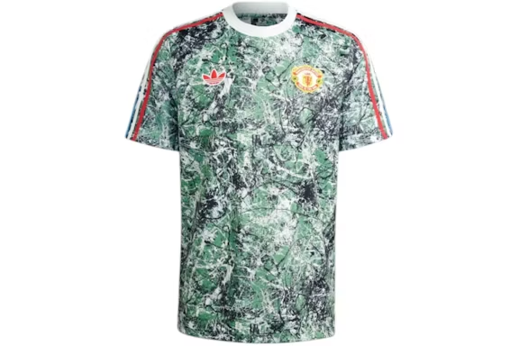 adidas Manchester United x Stone Roses Icon Jersey (2023-24) Green/Multicolor