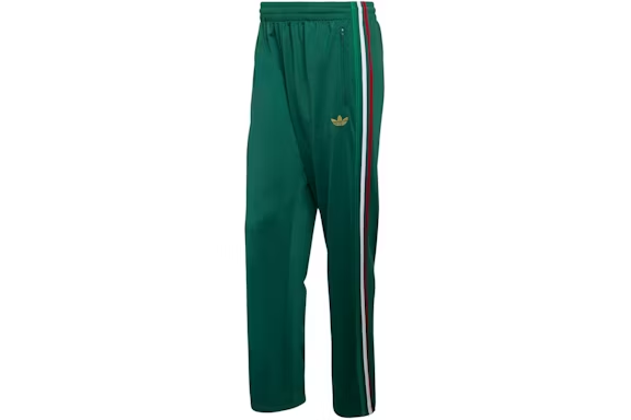 adidas Firebird Track Pants Team Dark Green Bold Green White
