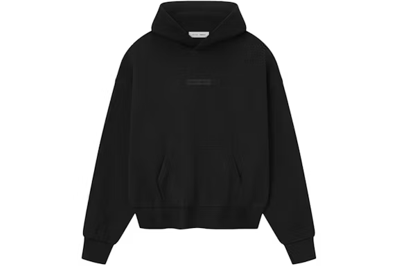 Fear of God Essentials Classic Fleece Hoodie Jet Black