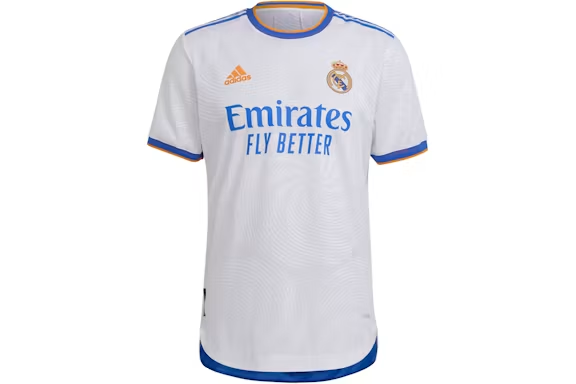adidas Real Madrid Home Authentic 21/22 Jersey White