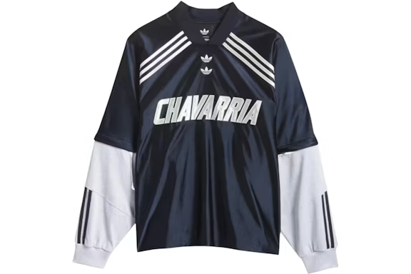 adidas x Willy Chavarria Dazzle L/S T-shirt Navy
