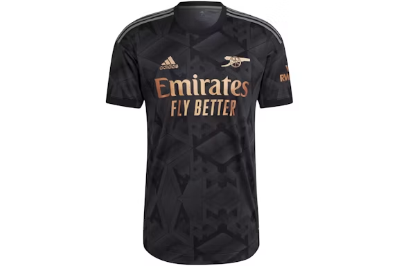 adidas Arsenal 22/23 Away Authentic Jersey Black