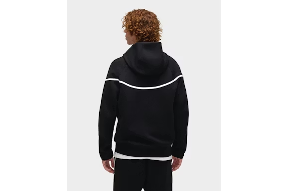 Nike Sportswear Tech Fleece Full Zip Windrunner Reflective Details Hoodie Black/Bemis Silver