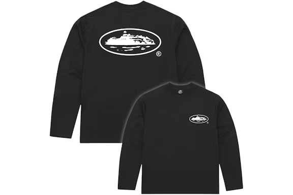 Corteiz OG Island L/S Tee Black