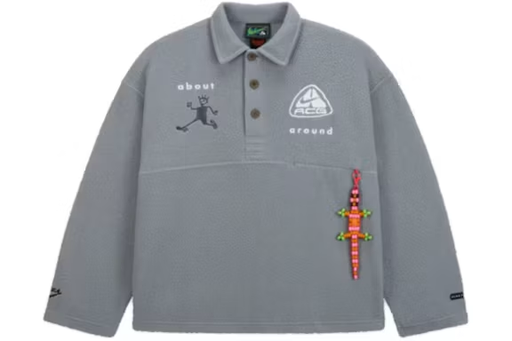 Nike ACG x CPFM L/S Polo Grey