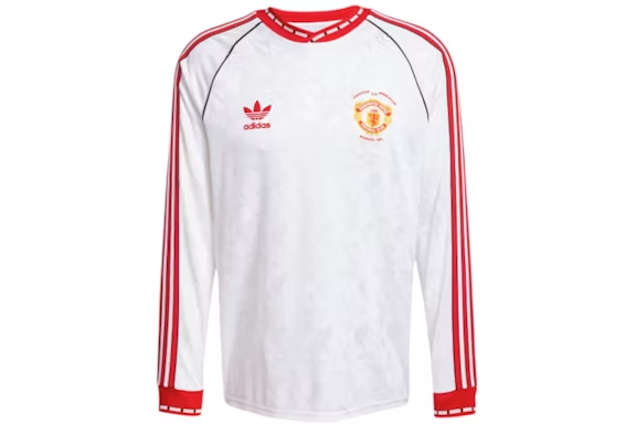 adidas 91 Away L/S Jersey White