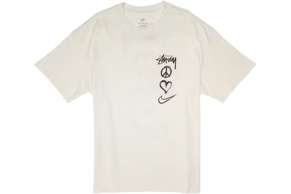 Nike x Stussy Peace, Love, Swoosh T-shirt  White