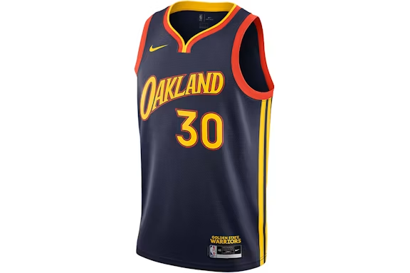Nike NBA Golden State Warriors Oakland 2021/22 Stephen Curry City Edition Swingman Jersey