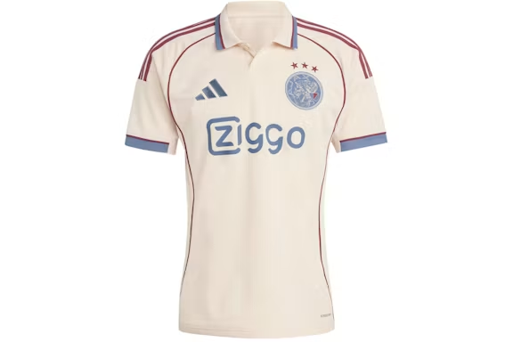 adidas Ajax Amsterdam 25/26 Third Jersey Halo Ivory