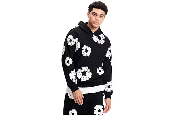 Denim Tears The Cotton Wreath Sweatshirt Black