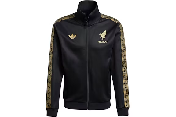 adidas Mexico Gold Track Top Black