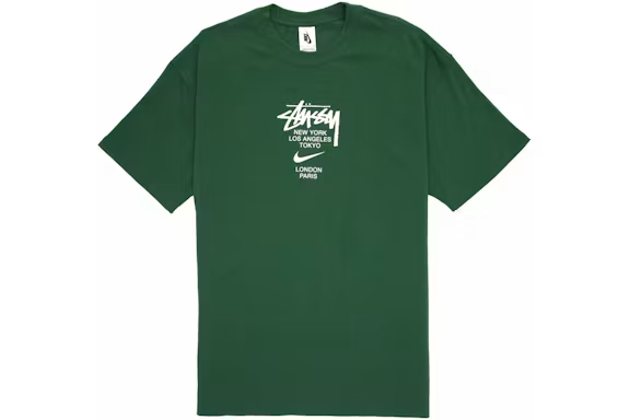 Nike x Stussy International T-shirt Green