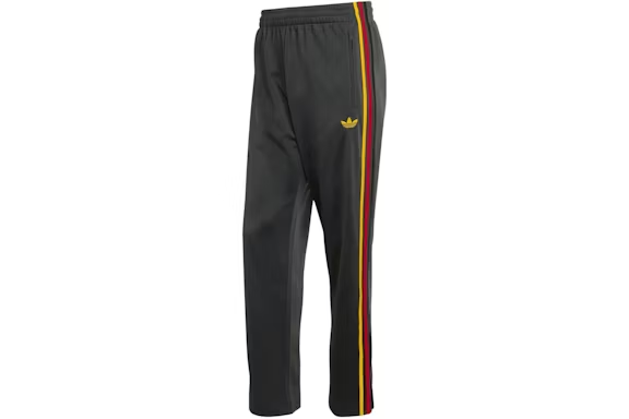 adidas Firebird Track Pants Utility Black Collegiate Gold Team Power Red