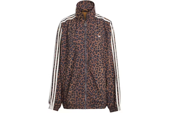 Adidas Women's Leopard Print Firebird Track Jacket  Multi-color