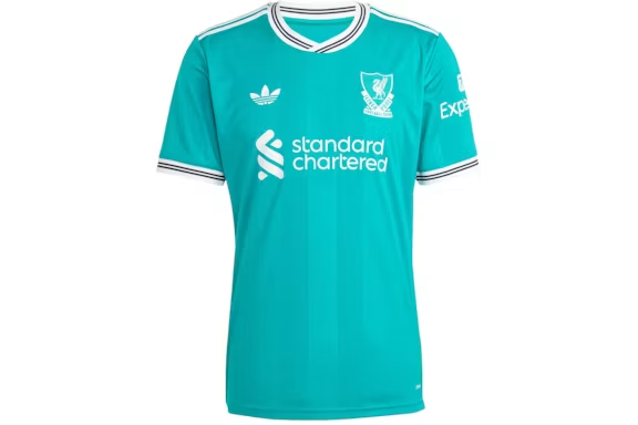 adidas Liverpool FC 25/26 Third Jersey Sea Green